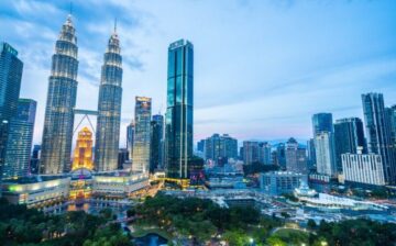 exterior city kuala lumpur skyline
