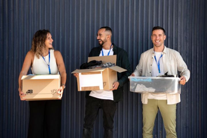 employees ready to move