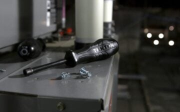 screwdriver with screw