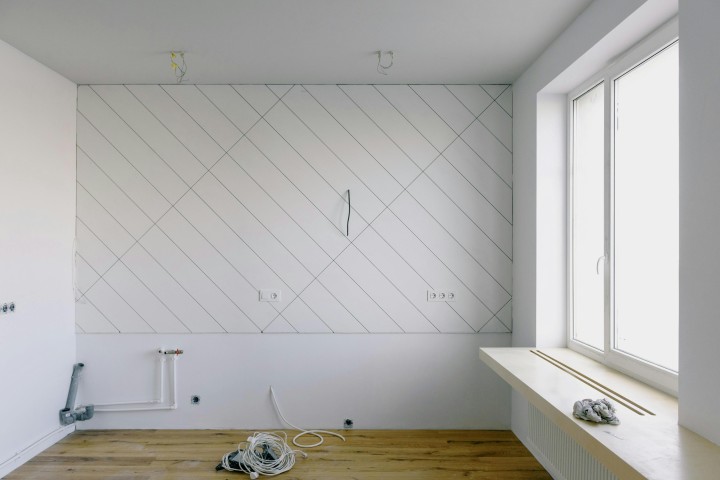 white walls