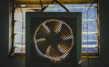 Ventilator in summer