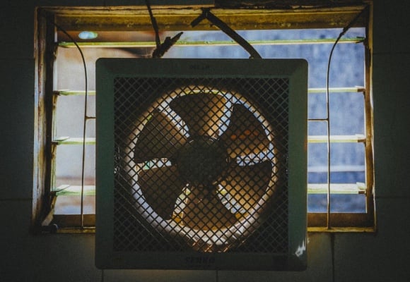 Ventilator in summer