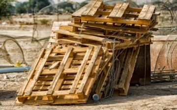 wooden pallets