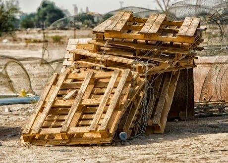 wooden pallets
