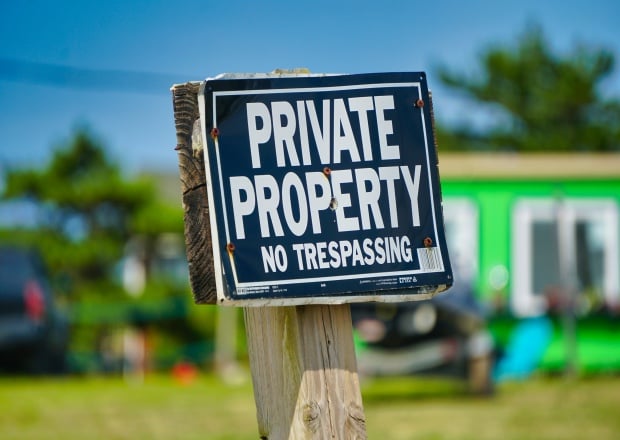 sign for private propert