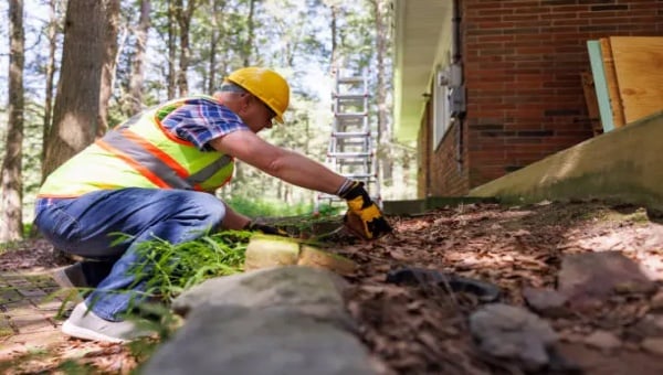 foundation repair worker