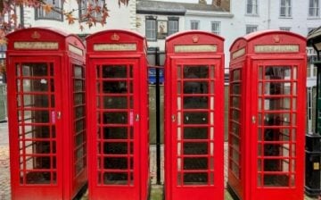 telephone booths