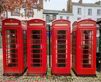 telephone booths